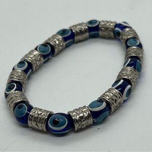 Stretchy Eyeball Beaded Bracelet